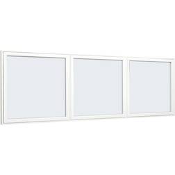 Sparvinduer TS0303 PVC Tophængte vinduer Vindue med 3-lags glas 120x45cm