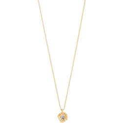 Pilgrim Callum Necklace Goldplated Dam - Guld