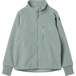 Polarn O. Pyret Kid's Waterproof Fleece Jacket - Green