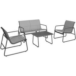 Ambia 1713008501 Lounge-Set, 1 Tisch einschl. 2 Stühle & 1 Sofas