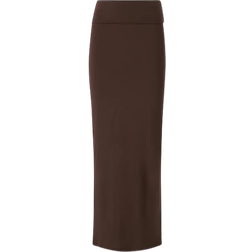 Gina Tricot Maxi nederdel Soft Touch Folded Maxi Skirt Brun