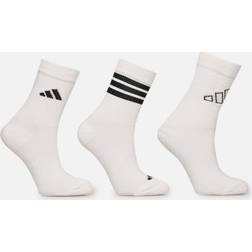 adidas Logo Strumpor 3-pack - White/Black