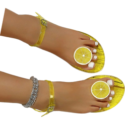 Shein Fun Fruit Design New Ins Jelly Sandals For Women NonSlip Soft PVC Beach Sandals