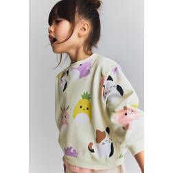 H&M Girls Printed Sweatshirt - Yellow