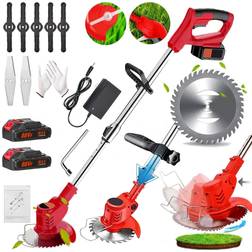 Bedee 3-in-1 Rasentrimmer Kabellos mit 2 Batterie und Ladegerät