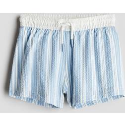 H&M Boys Seersucker Swim Shorts - Blue