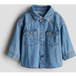 H&M Baby Cotton Denim Shirt - Blue