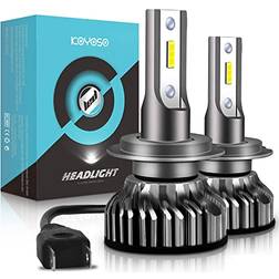 Koyoso H7 LED Strålkastarlampor 10 000 LM 6 000 K 12 V-24 V