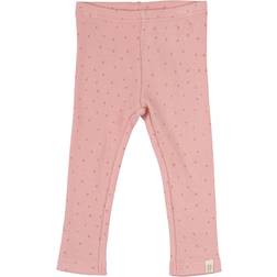 Petit Piao Modal Dot Leggings - Bright Rose
