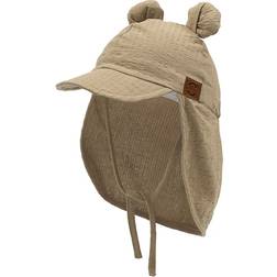 Mikk-Line Kid's Summercap Long Neck 3D - Brown/Sand