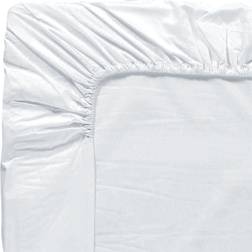 Noble House Fitted Sheet 120x200 cm White Lagen Hvid