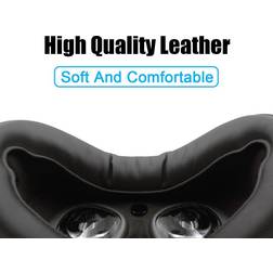 Fghgf Vr Face Pu Leather Cover Mask & Face Cotton Bottom Pad