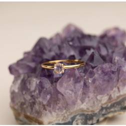 sisi copenhagen Gemma Amethyst Golden Ring - Purple