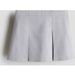 H&M Girls Grey Pleated Skirt - Grey