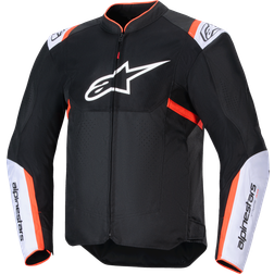 Alpinestars Motorradjacke T-SPS Air V2 - Schwarz/Weiß/Fluorot Herren