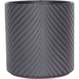 Verve Black Ceramic Plant Pot 13cm