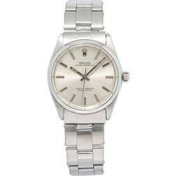Rolex Oyster Perpetual 34mm Unisex Stainless Steel One Size Silver