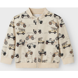 Name It Organic NMMHekar Zip Trøje - Creme