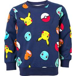Pokémon Sweatbluse Str 110/116 - Blå