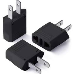 Prylex Reseadapter EU till USA 3-pack