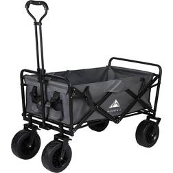 MOUNTALL Festival Trolley Camping Folding Wagon Wheelbarrow