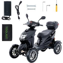 VEVOR Heavy Duty 4-Wheel Mobility Scooters 500W