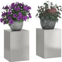 vidaXL Planteringslåda för Utomhusbruk 2 St 24x24x35 cm