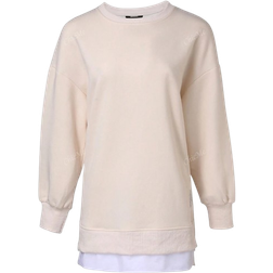 Shein Lässiger Stil 2 in 1 Sweatshirt - Patchwork