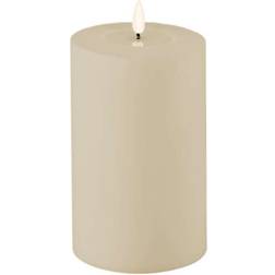 Deluxe Homeart Outdoor-Stumpenkerze Staubiges Sand D10xH15cm LED-Licht 15cm