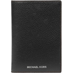 Michael Kors Pebbled Leather Passport Wallet - Black ONE