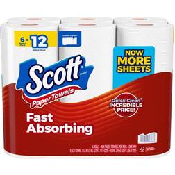 Scott Scott Paper Towels Choose-A-Sheet 6 Double Rolls