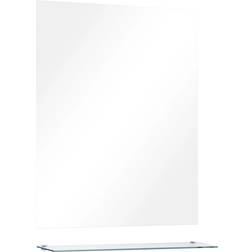 vidaXL Wandspiegel Met Schap 50 x 60 cm Gehard Glas