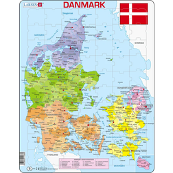 Larsen Maxi Danmark puslespil 70 brikker
