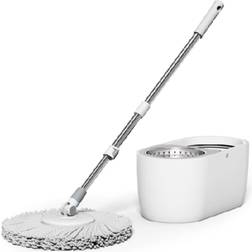 Swan Elevate Spin Mop and Bucket - White