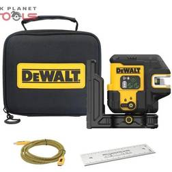 Dewalt DCLE14251GB USB Cross Line Plus 5 Spot Green Beam Laser Level