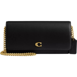 Coach Essential Long Wallet On A Chain - Brass/Black