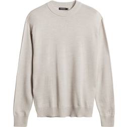 J.Lindeberg Kino Merino Wool Sweater - Moonbeam Melange