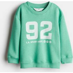 H&M Pojke Grön Sweatshirt - Grön