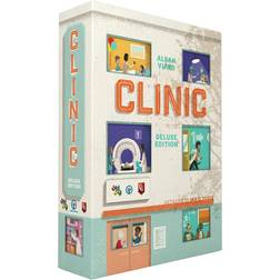 Capstone Games Clinic Deluxe Strategy Board Game Tile Placement