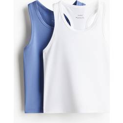 H&M Træningstanktop Med DryMove - Blå