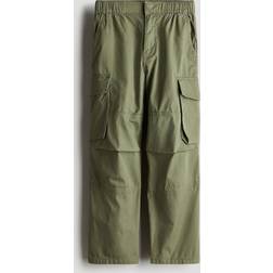 H&M Boys Canvas Parachute Trousers - Green