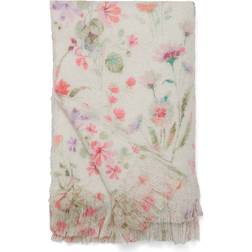 Dunelm Watercoloured Floral Throw Blankets Multicolour (180x130cm)