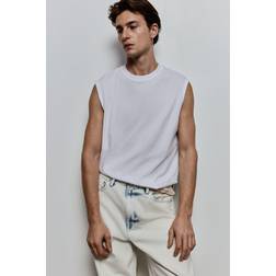 H&M Coolmax Regular Fit Vest Top - White