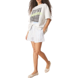 ASOS DESIGN Oversized T-Shirt With Tennis Championships Graphic - Ice Marl