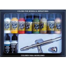 Vallejo Basic Colors 10x17ml. Airbrush