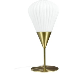 Dyberg Larsen Ballon Opal Messing Bordlampe 45.5cm