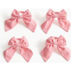 H&M 4-Pack Bow Rings - Pink Napkin Ring