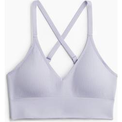 H&M Seamless Medium Support Sports Bra - Light Purple