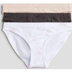 H&M Jente 3-Pack Truser I Bomull - Rosa