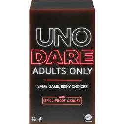 Mattel Walmart.com, UNO Dare Adults Only Card Game 2-10 Players Waterproof Cards and Dice for Adult Game Night